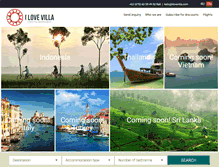 Tablet Screenshot of ilovevilla.com